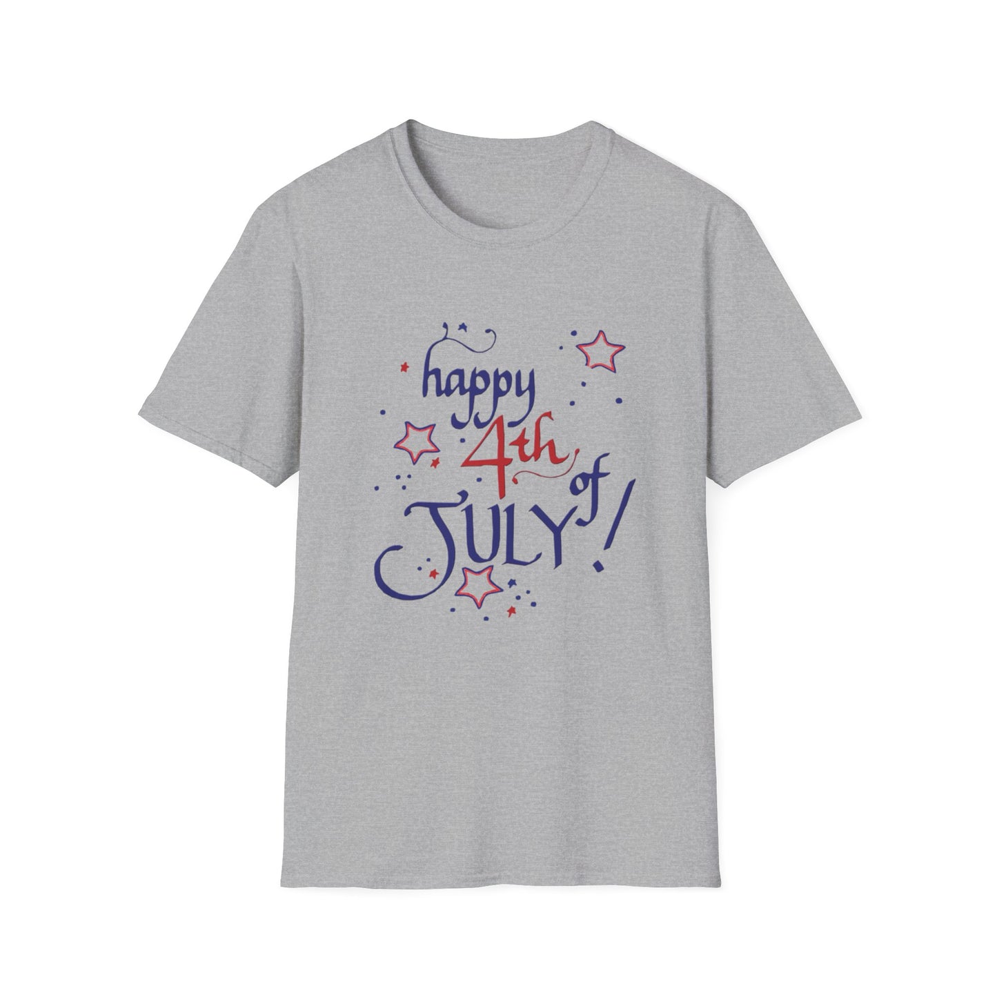 Patriotic 4th of July Unisex T-Shirt, USA Independence Day Tee, America Graphic Shirt, Summer Celebration Shirt, Holiday Apparel