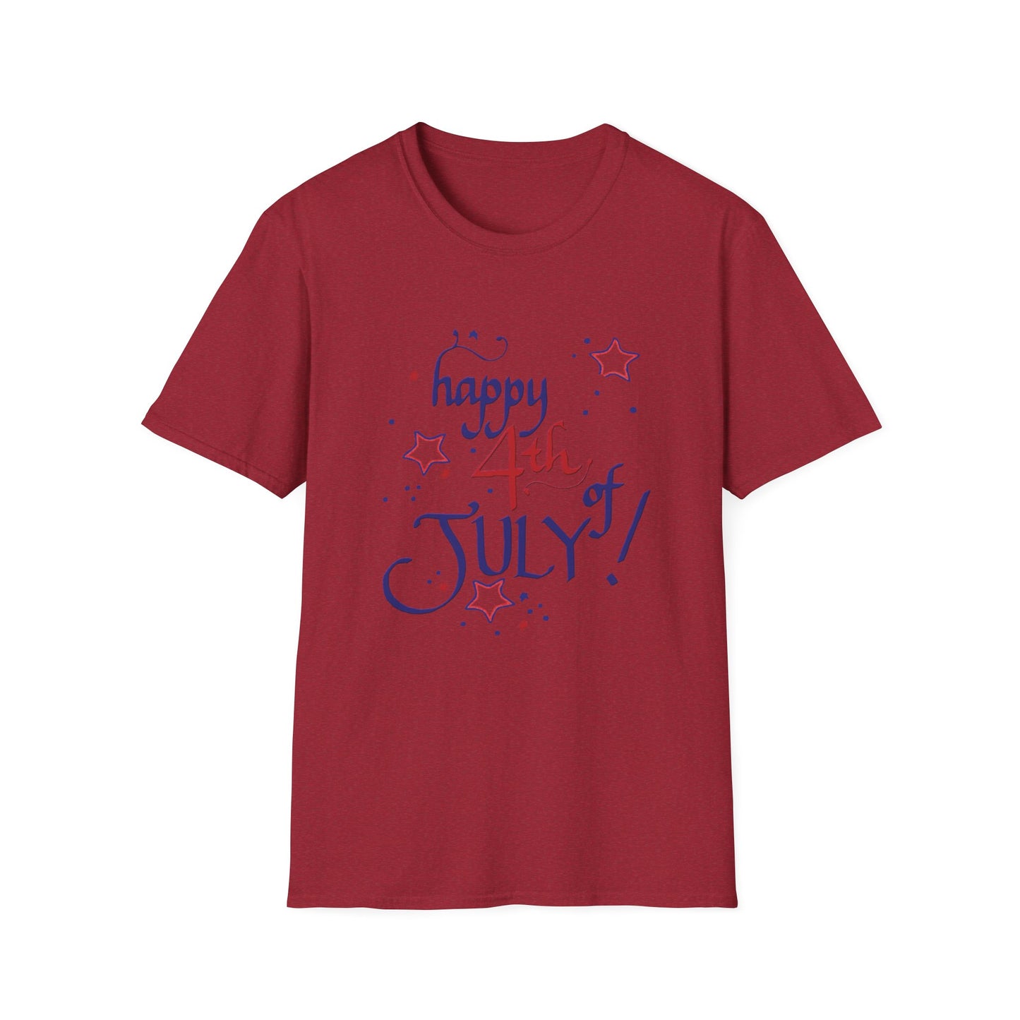 Patriotic 4th of July Unisex T-Shirt, USA Independence Day Tee, America Graphic Shirt, Summer Celebration Shirt, Holiday Apparel