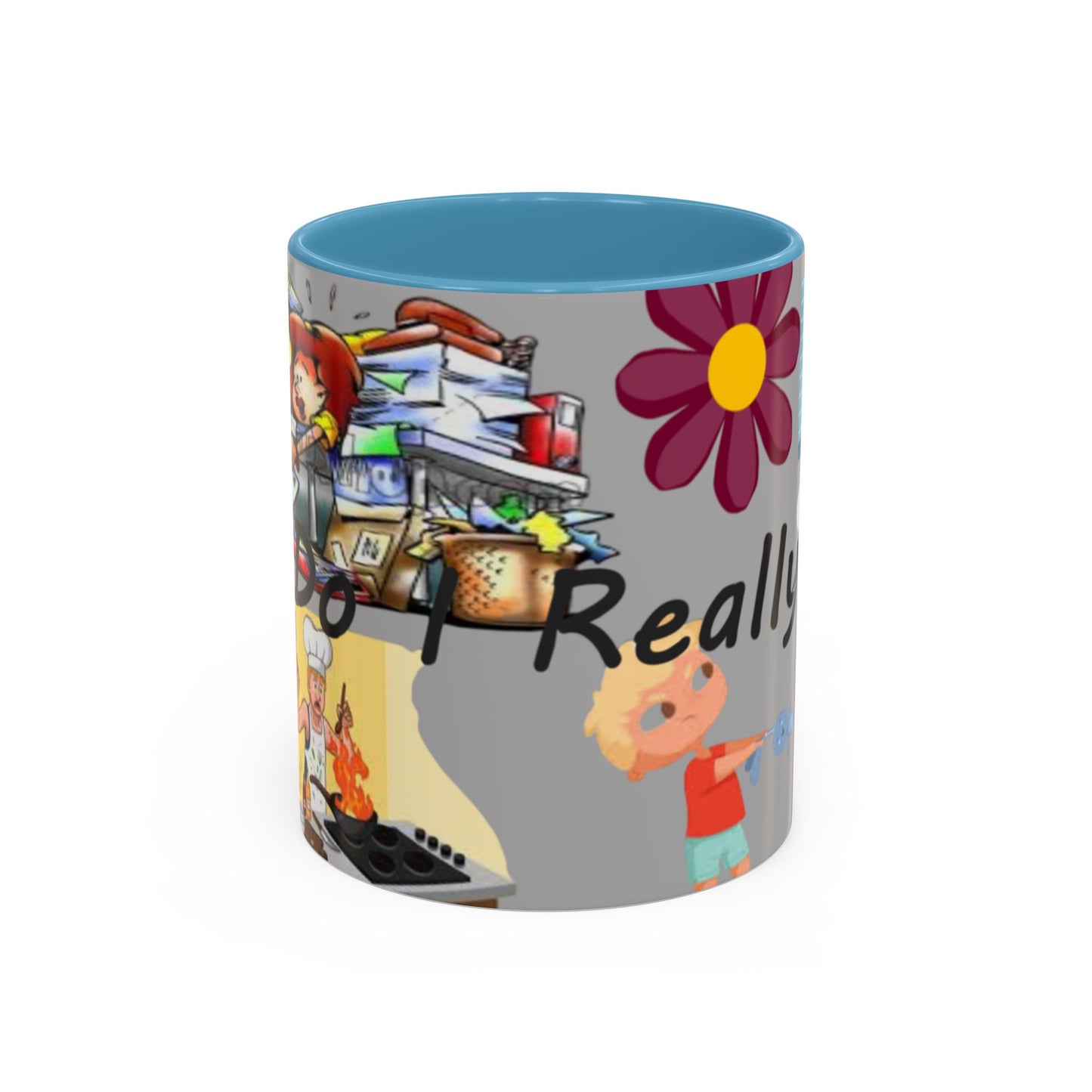Whimsical Family Coffee Mug - 'Do I Really?' Design