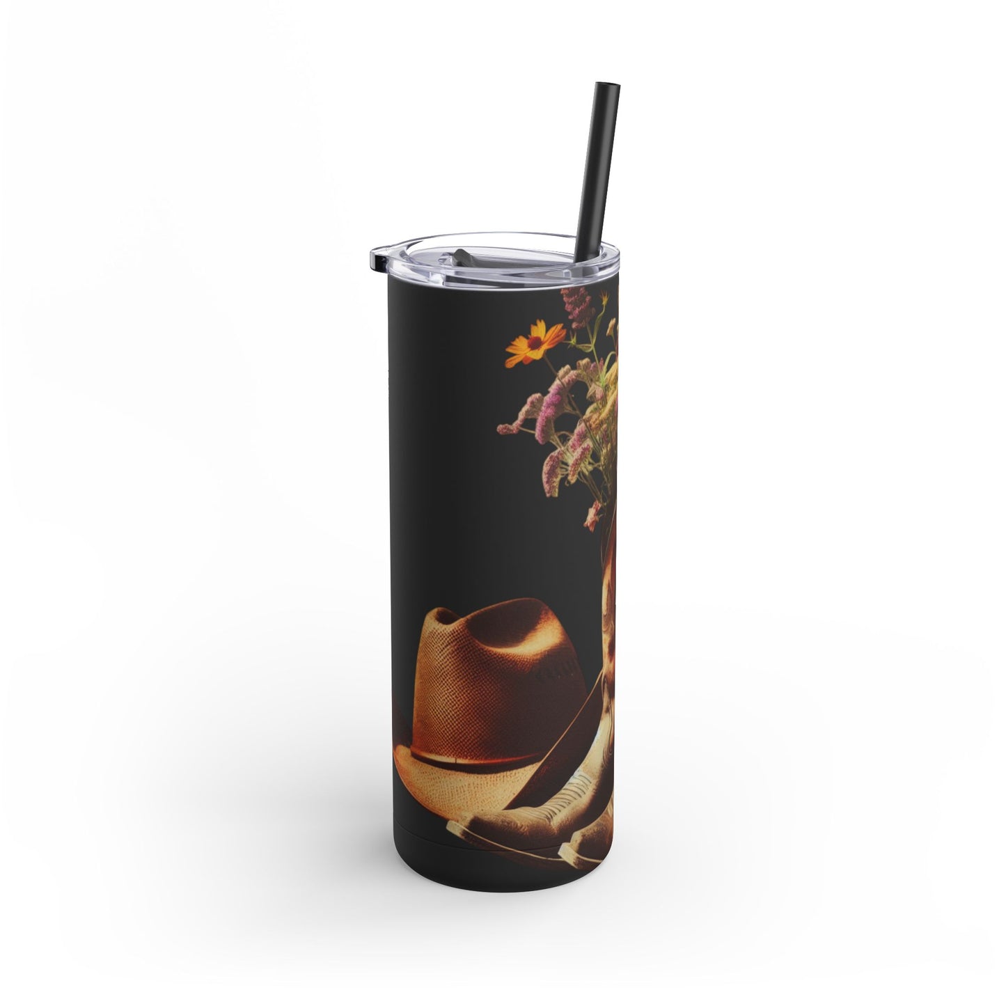 Bohemian Floral Tumbler, 20oz Cold Drink Cup with Straw, Perfect for Gifts, Home Decor, Eco-Friendly, Summer Vibes, Travel Mug