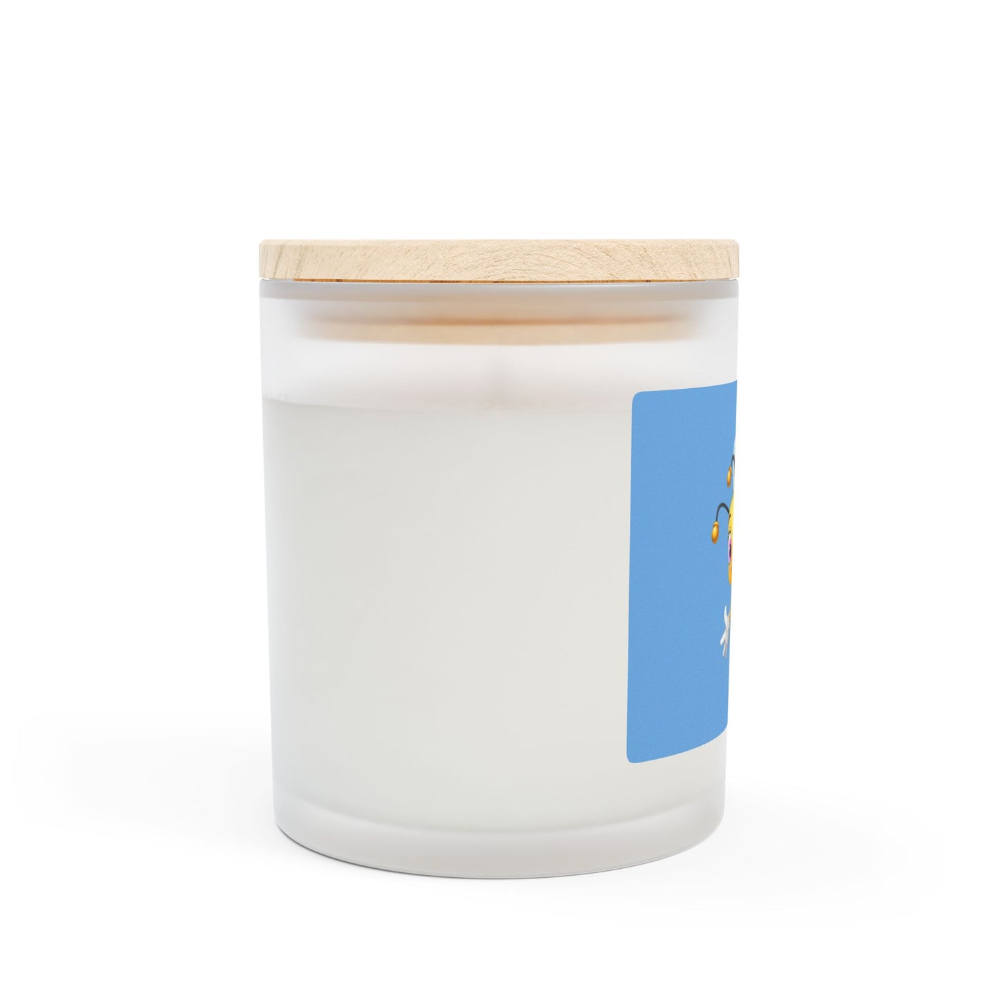 Whimsical Bee Candle - 11oz Frosted Glass