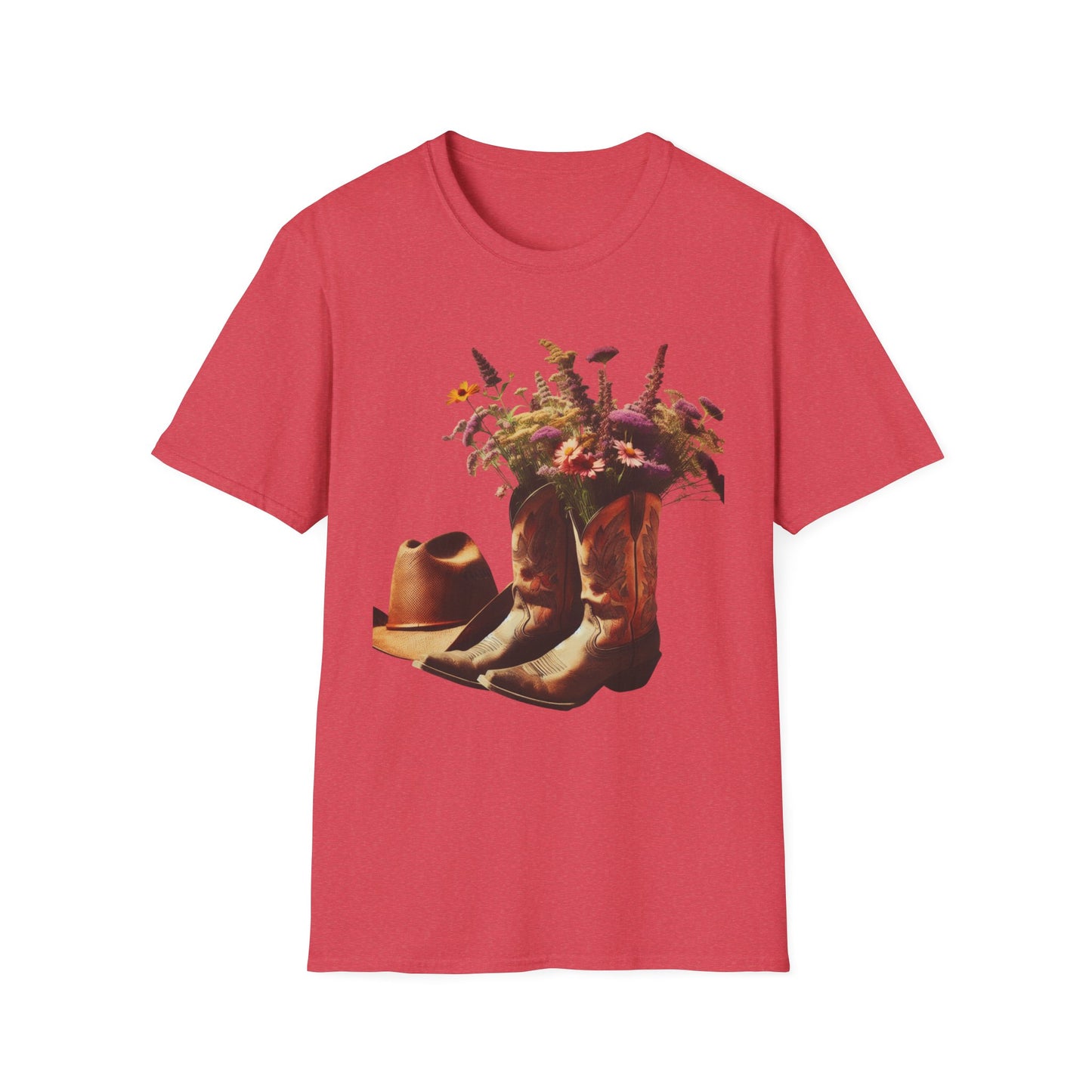 Rustic Mother of the Groom T-Shirt, Cowboy Boots Tee, Floral Western Shirt, Wedding Apparel, Bridal Party Gift