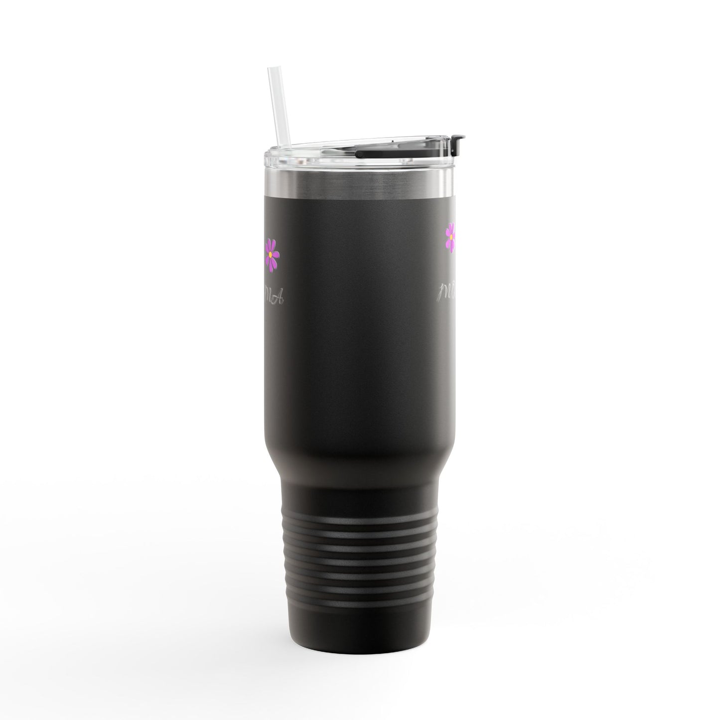 Personalized Insulated Travel Mug - 40oz, Perfect Gift for Moms with Floral Design