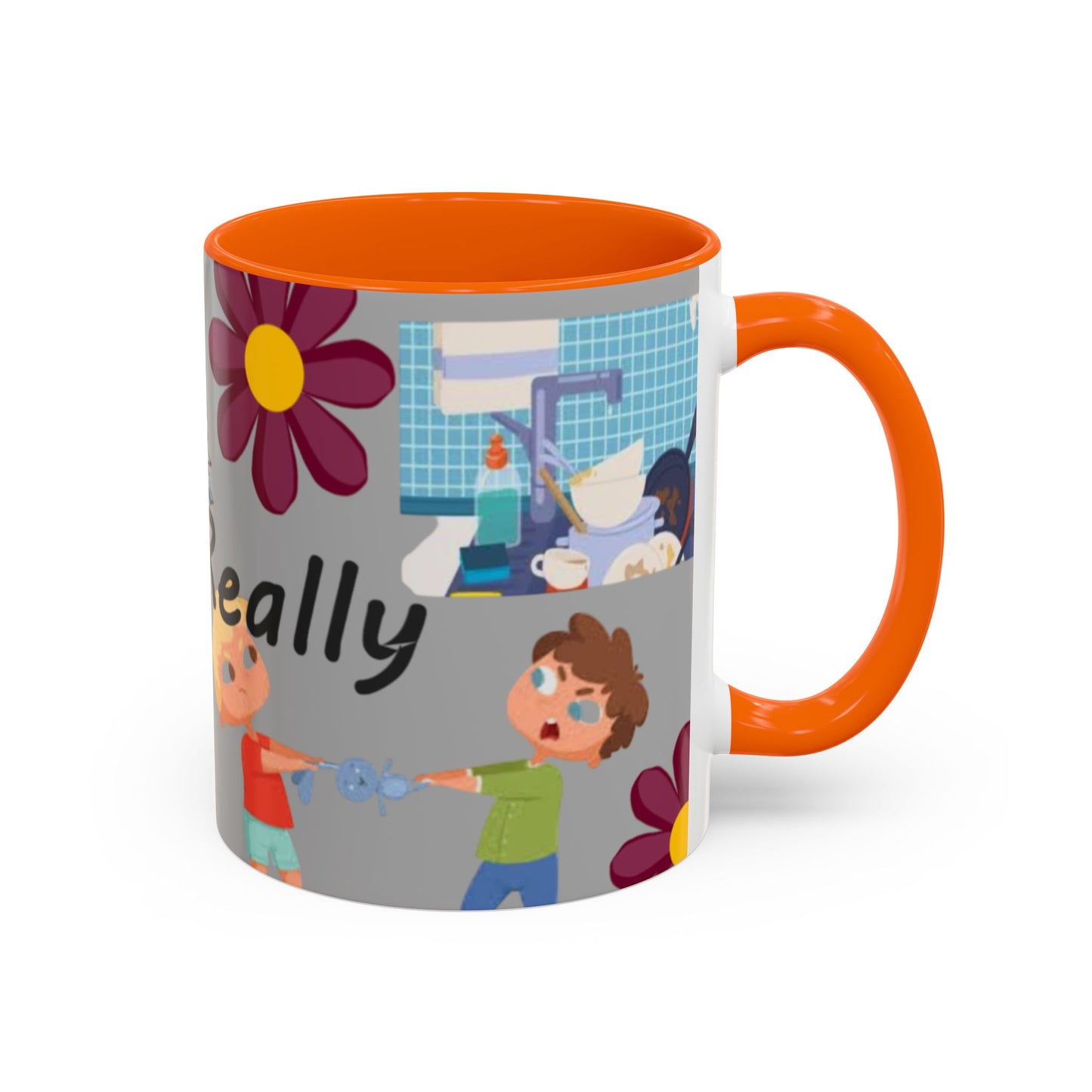 Whimsical Family Coffee Mug - 'Do I Really?' Design