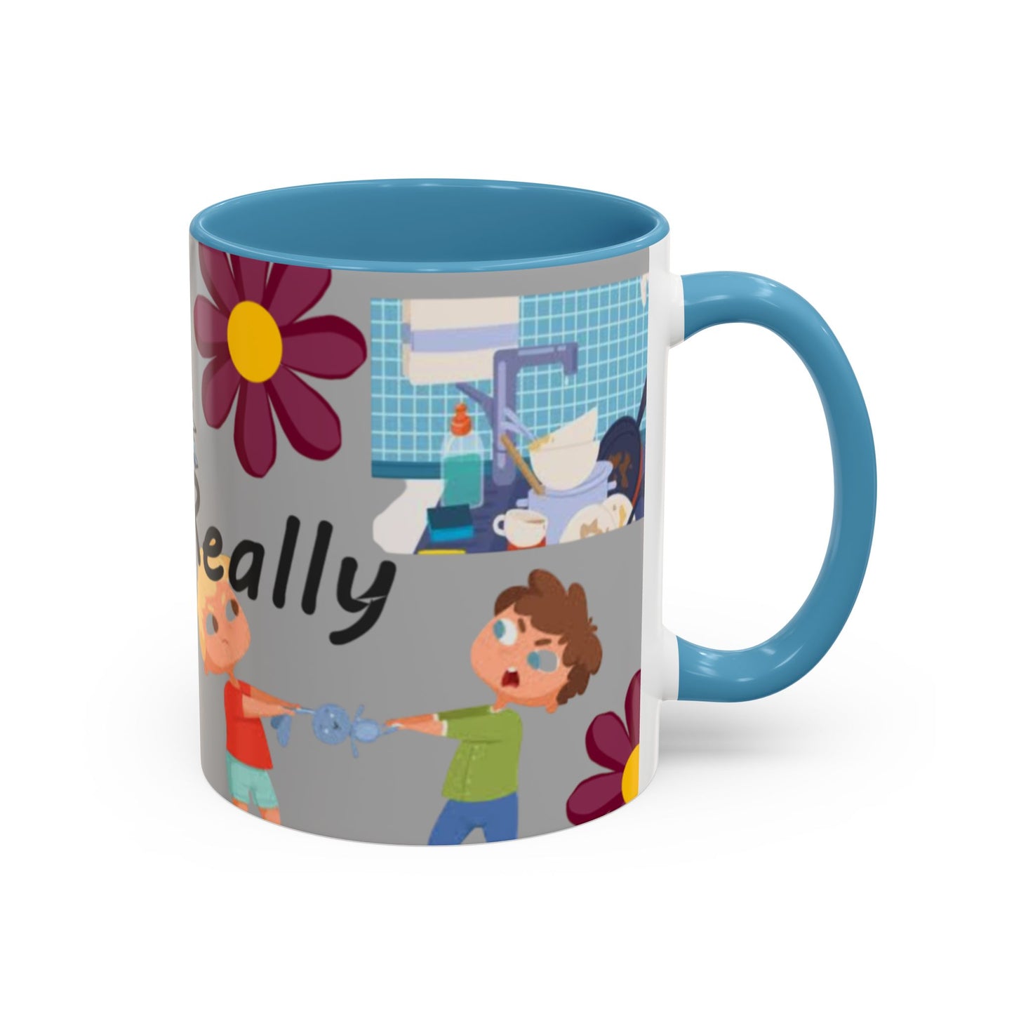 Whimsical Family Coffee Mug - 'Do I Really?' Design