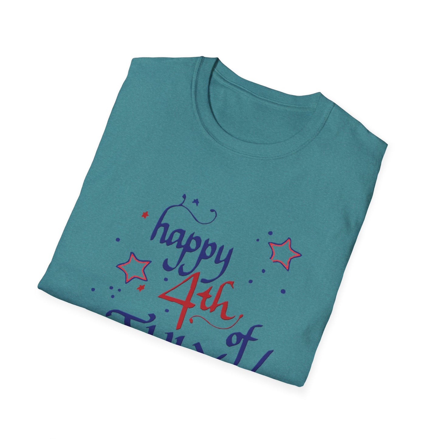 Patriotic 4th of July Unisex T-Shirt, USA Independence Day Tee, America Graphic Shirt, Summer Celebration Shirt, Holiday Apparel
