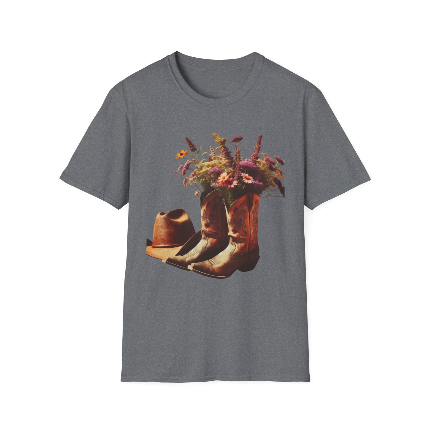 Rustic Mother of the Groom T-Shirt, Cowboy Boots Tee, Floral Western Shirt, Wedding Apparel, Bridal Party Gift