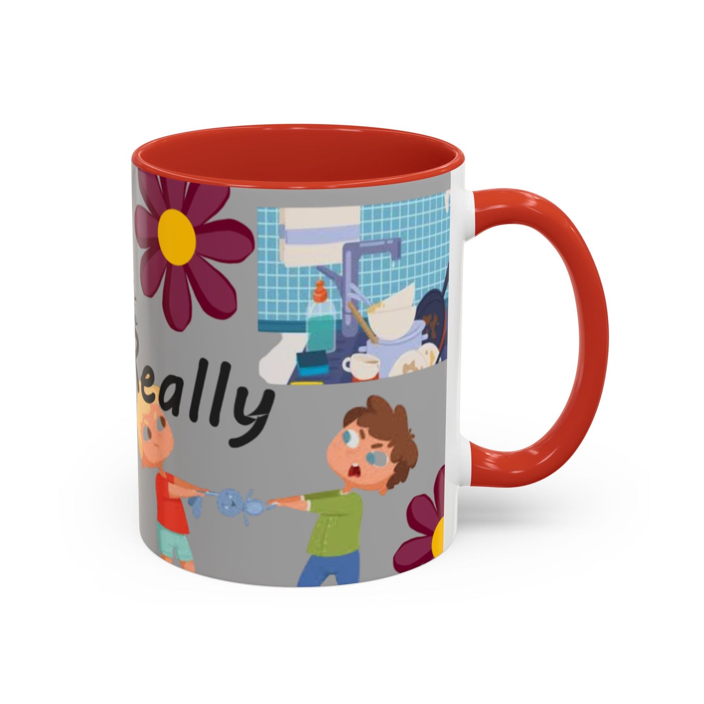 Whimsical Family Coffee Mug - 'Do I Really?' Design
