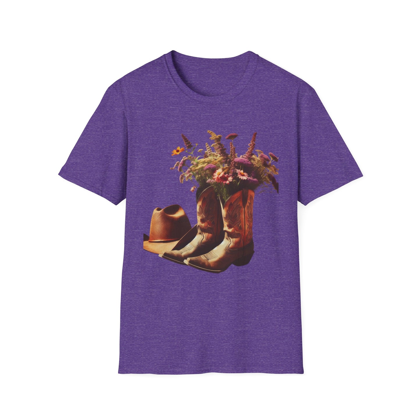 Rustic Mother of the Groom T-Shirt, Cowboy Boots Tee, Floral Western Shirt, Wedding Apparel, Bridal Party Gift