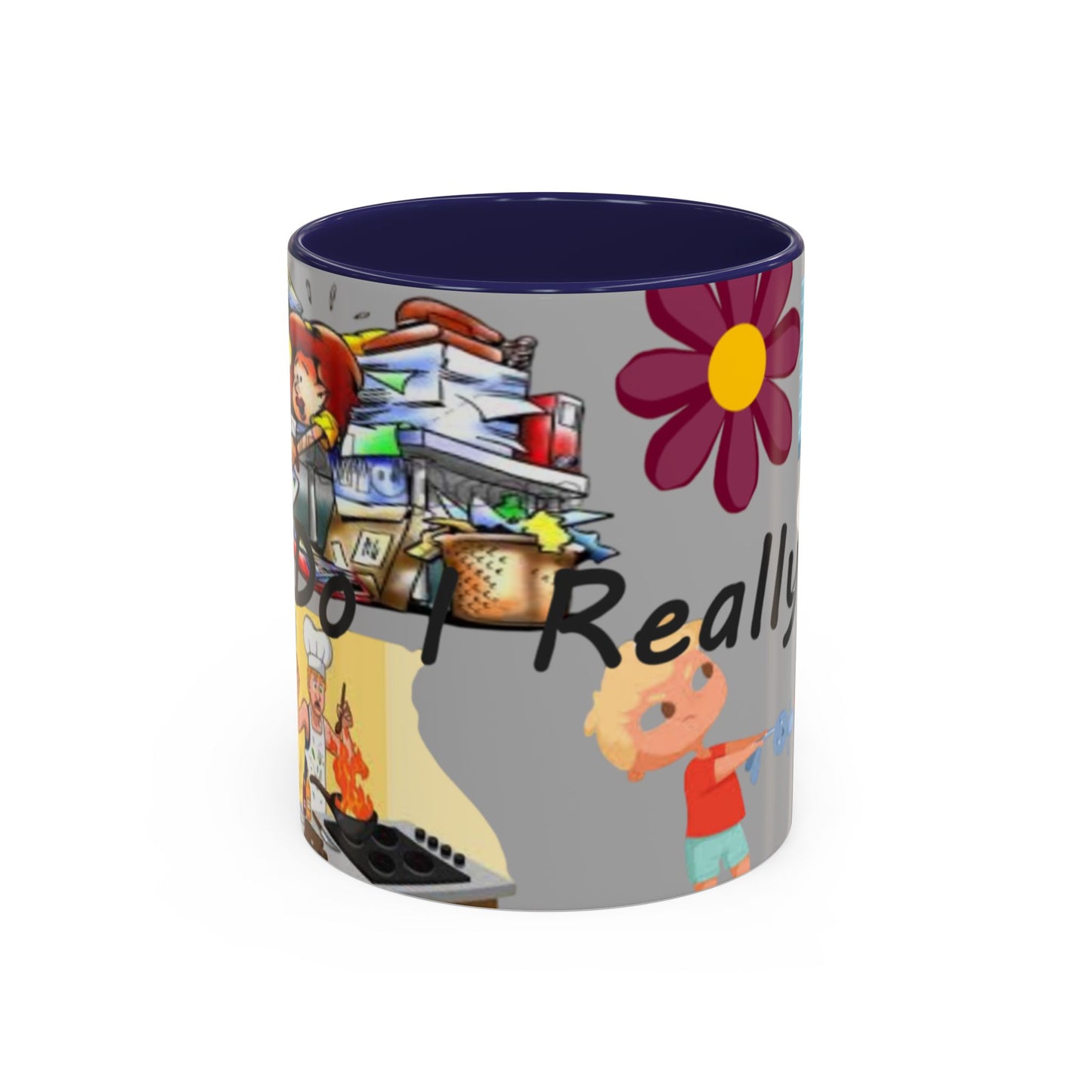 Whimsical Family Coffee Mug - 'Do I Really?' Design