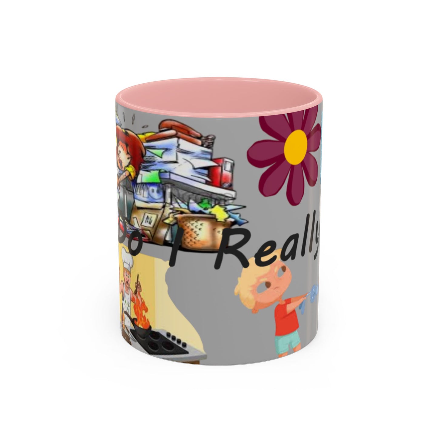 Whimsical Family Coffee Mug - 'Do I Really?' Design