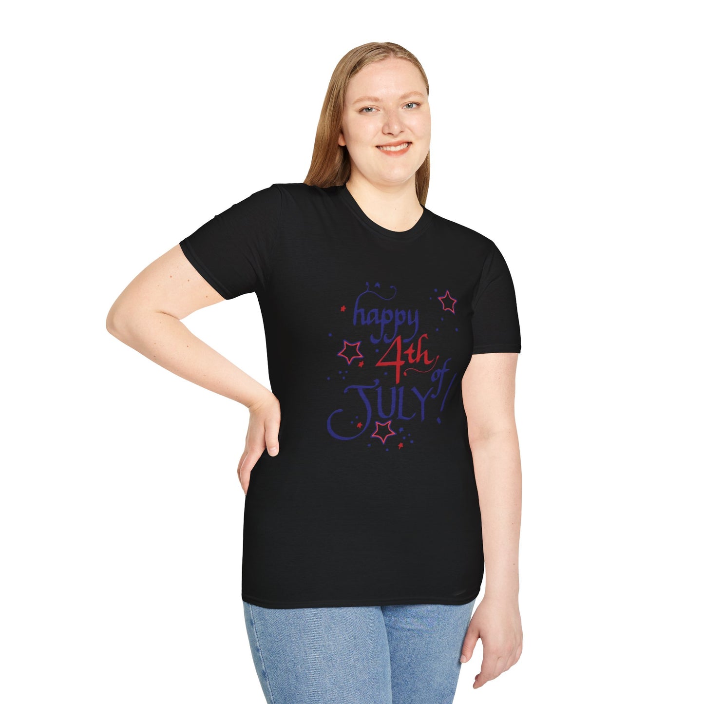 Patriotic 4th of July Unisex T-Shirt, USA Independence Day Tee, America Graphic Shirt, Summer Celebration Shirt, Holiday Apparel