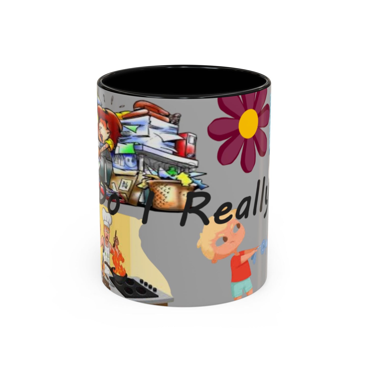 Whimsical Family Coffee Mug - 'Do I Really?' Design