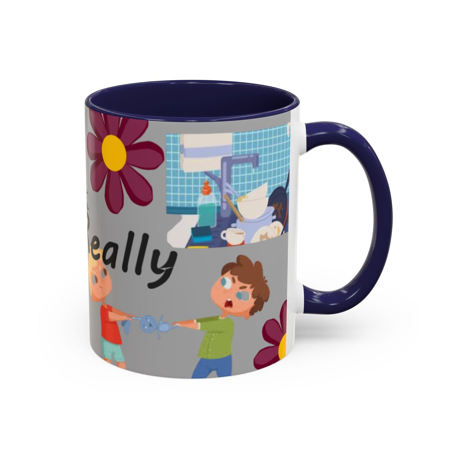 Whimsical Family Coffee Mug - 'Do I Really?' Design