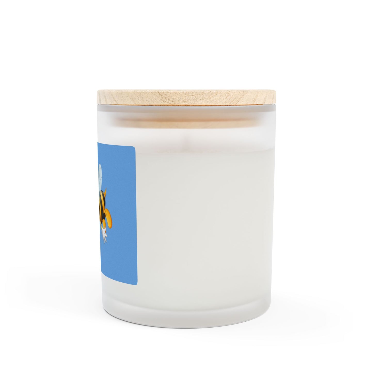 Whimsical Bee Candle - 11oz Frosted Glass