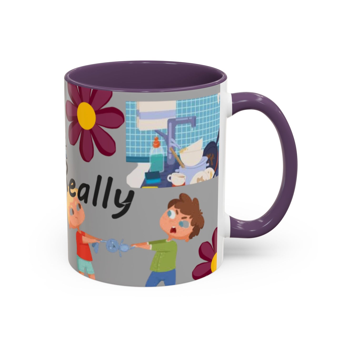 Whimsical Family Coffee Mug - 'Do I Really?' Design
