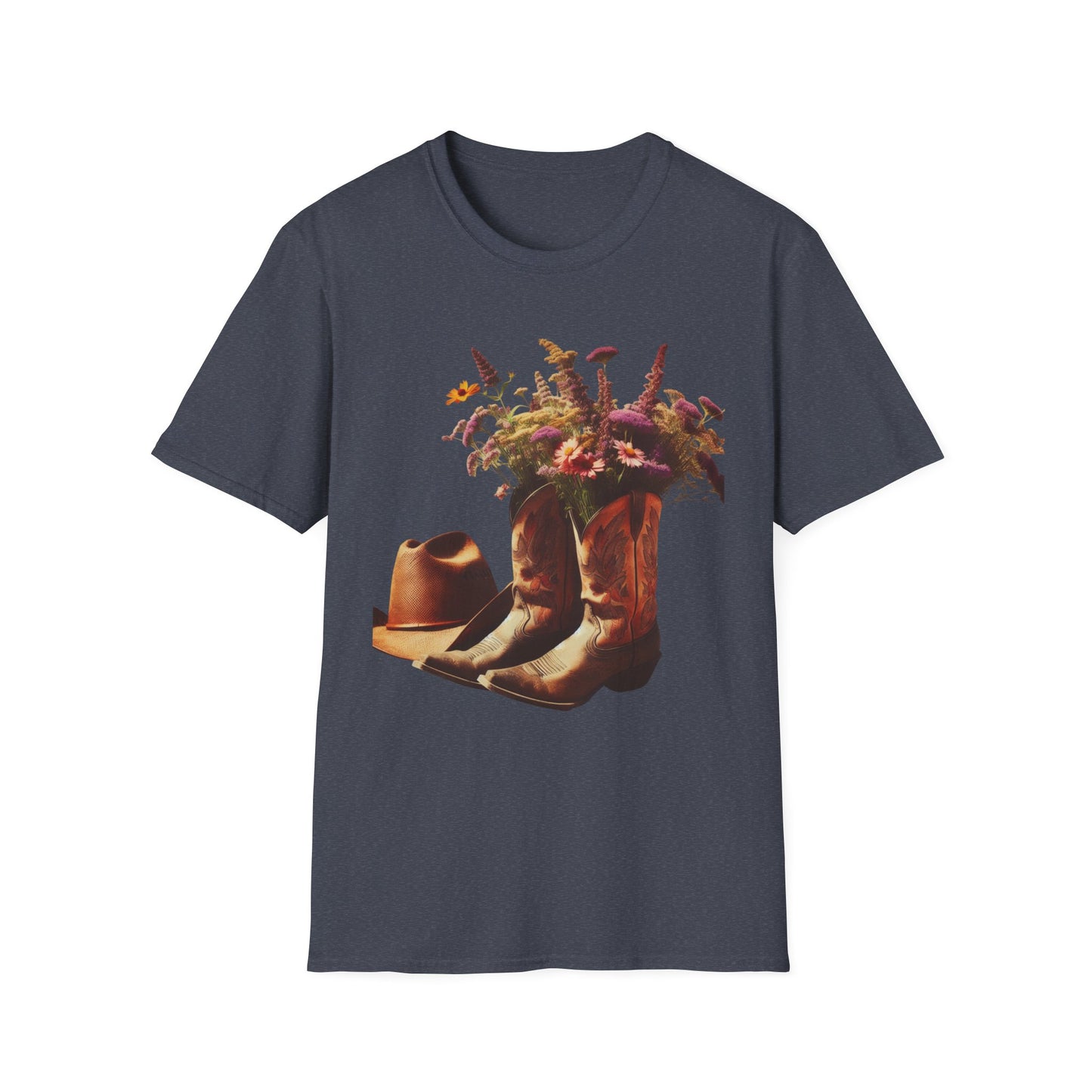 Rustic Mother of the Groom T-Shirt, Cowboy Boots Tee, Floral Western Shirt, Wedding Apparel, Bridal Party Gift