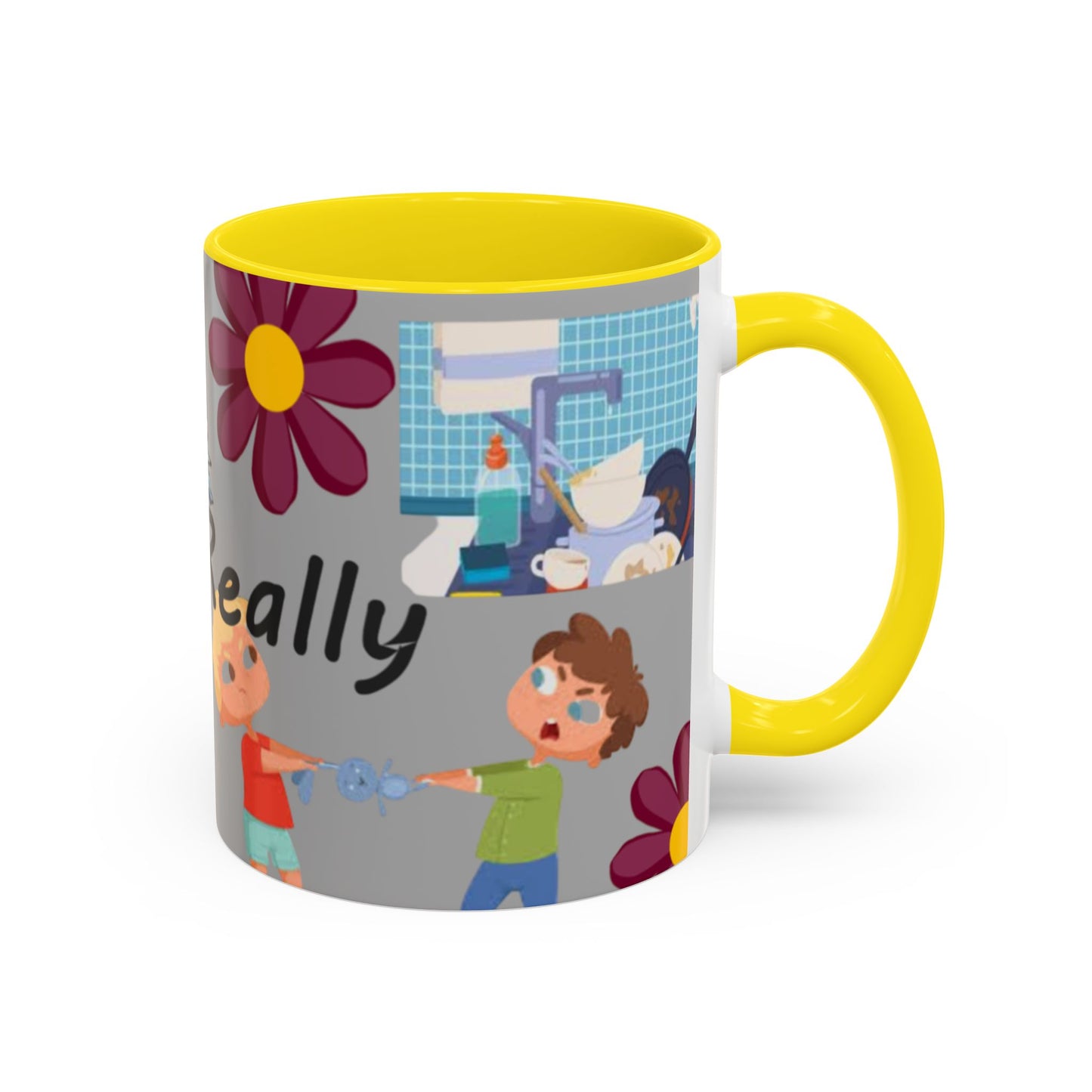 Whimsical Family Coffee Mug - 'Do I Really?' Design