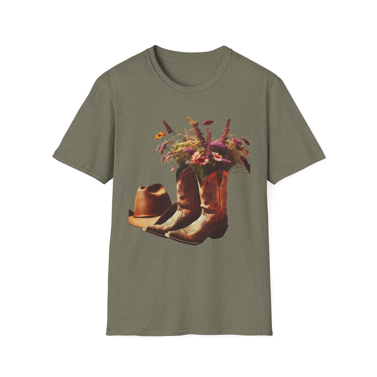 Rustic Mother of the Groom T-Shirt, Cowboy Boots Tee, Floral Western Shirt, Wedding Apparel, Bridal Party Gift