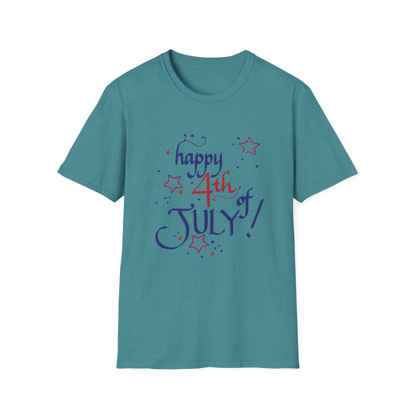Patriotic 4th of July Unisex T-Shirt, USA Independence Day Tee, America Graphic Shirt, Summer Celebration Shirt, Holiday Apparel