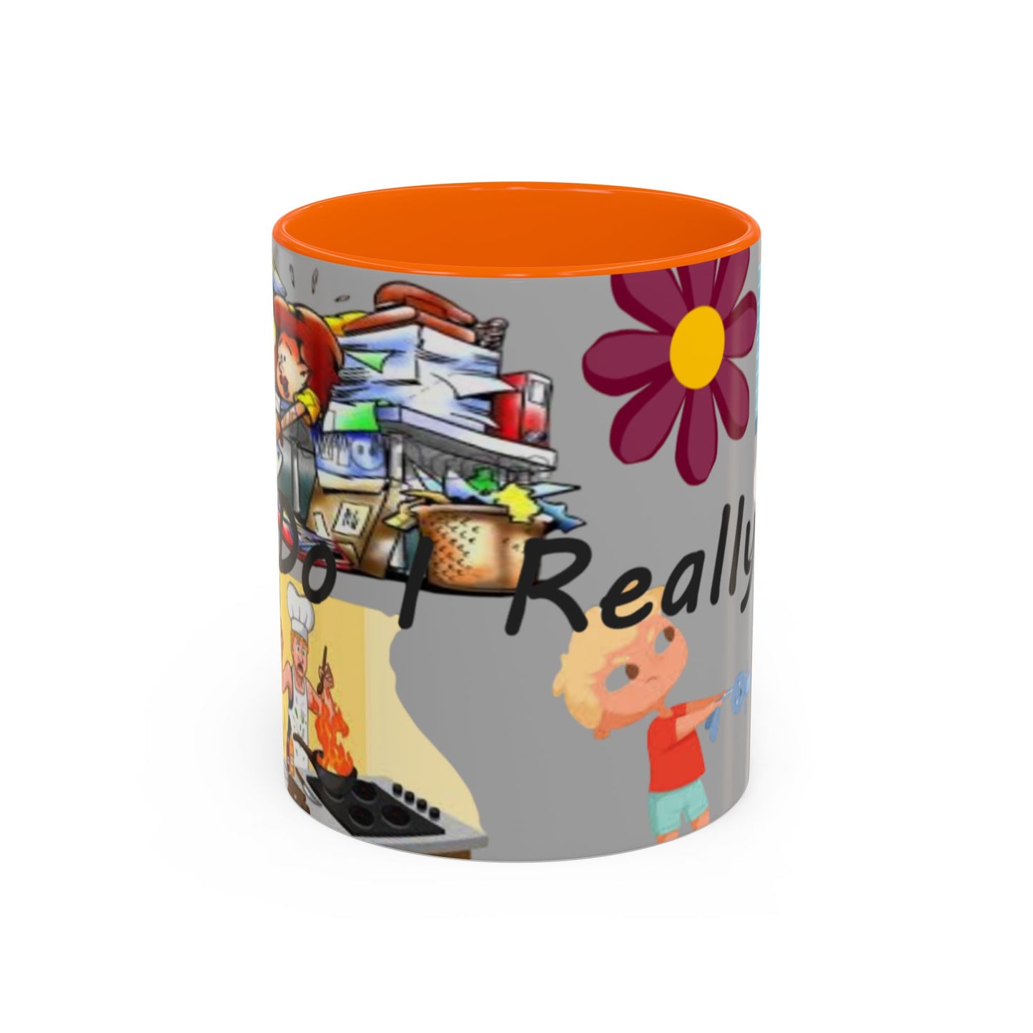 Whimsical Family Coffee Mug - 'Do I Really?' Design