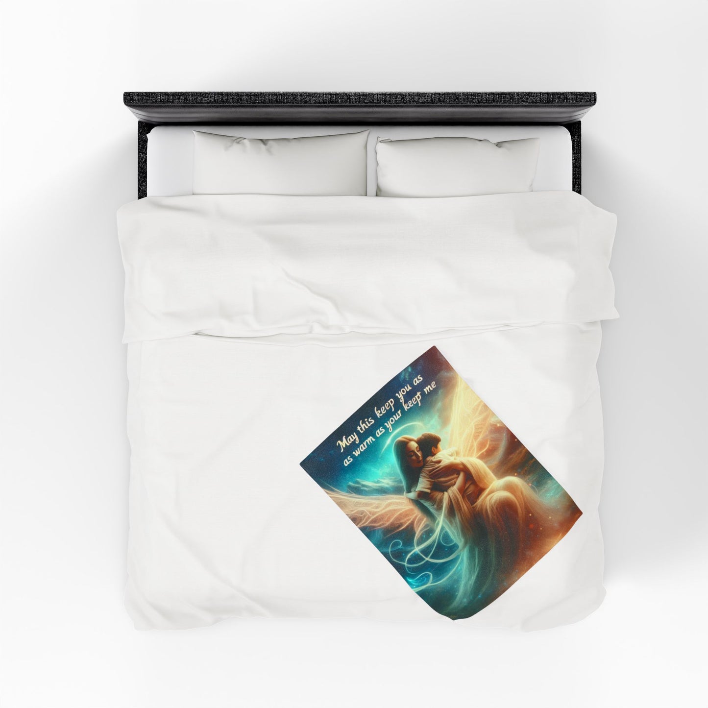 Enchanting Velveteen Plush Blanket - Cozy Gift for Warm Hugs and Love